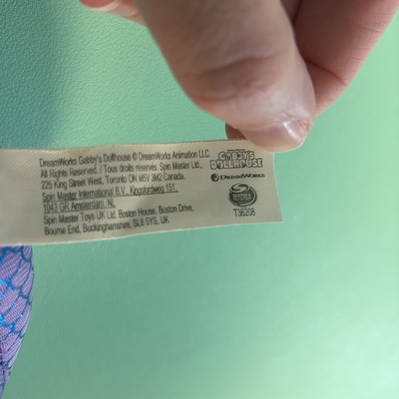 Gabby's Dollhouse MerCat Purrific Plush Stuffed Toy, Kids Plush, Mermaid Cat - Picture 7 of 7